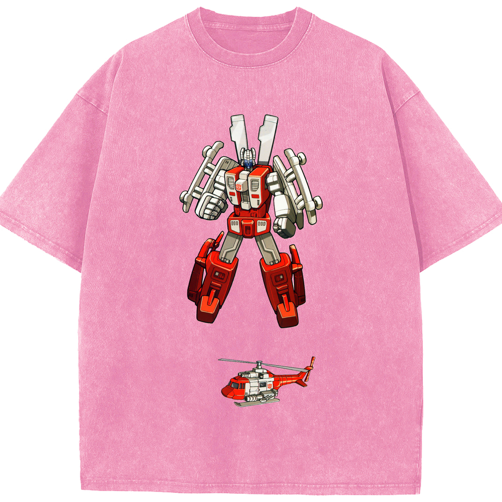 （画像用）  綿100% ヴィンテージ風 半袖Tシャツ（フロントプリント）